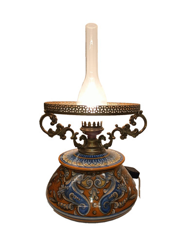 Große keramiklampe stil - im,