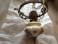 Alte Keramik  Hängelampe