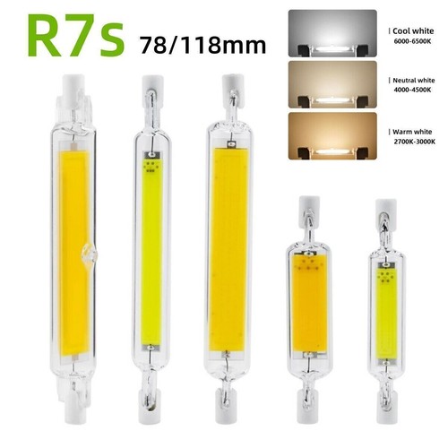 R7s led 220v - 10w, 78mm