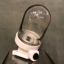 Art Déco Glaskolbenlampe mit