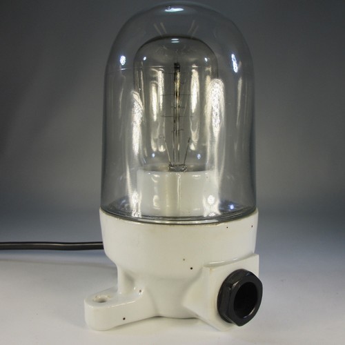 Antik glaskolbenlampe keramik - glaskolbenlampe,