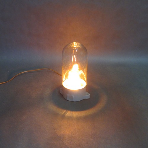 Antik glaskolbenlampe keramik - glaskolbenlampe,