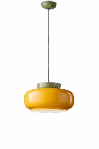 Hängelampe glas keramik - hängelampe,