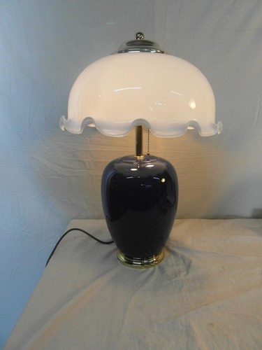 Tischlampe antik glasschirm - tischlampe,